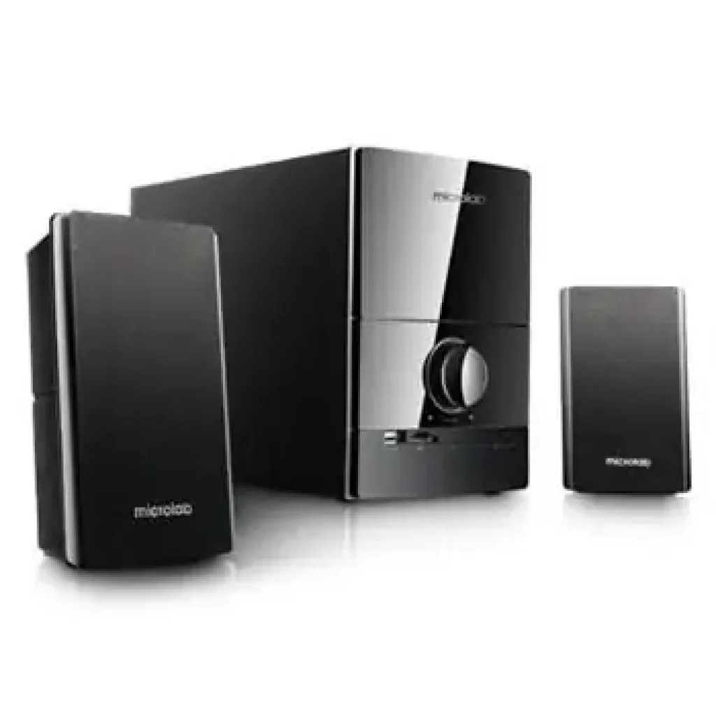 Акустична система MICROLAB M-500U 2.1, 40W, mini-jack/USB/SD, пк, чорний UA