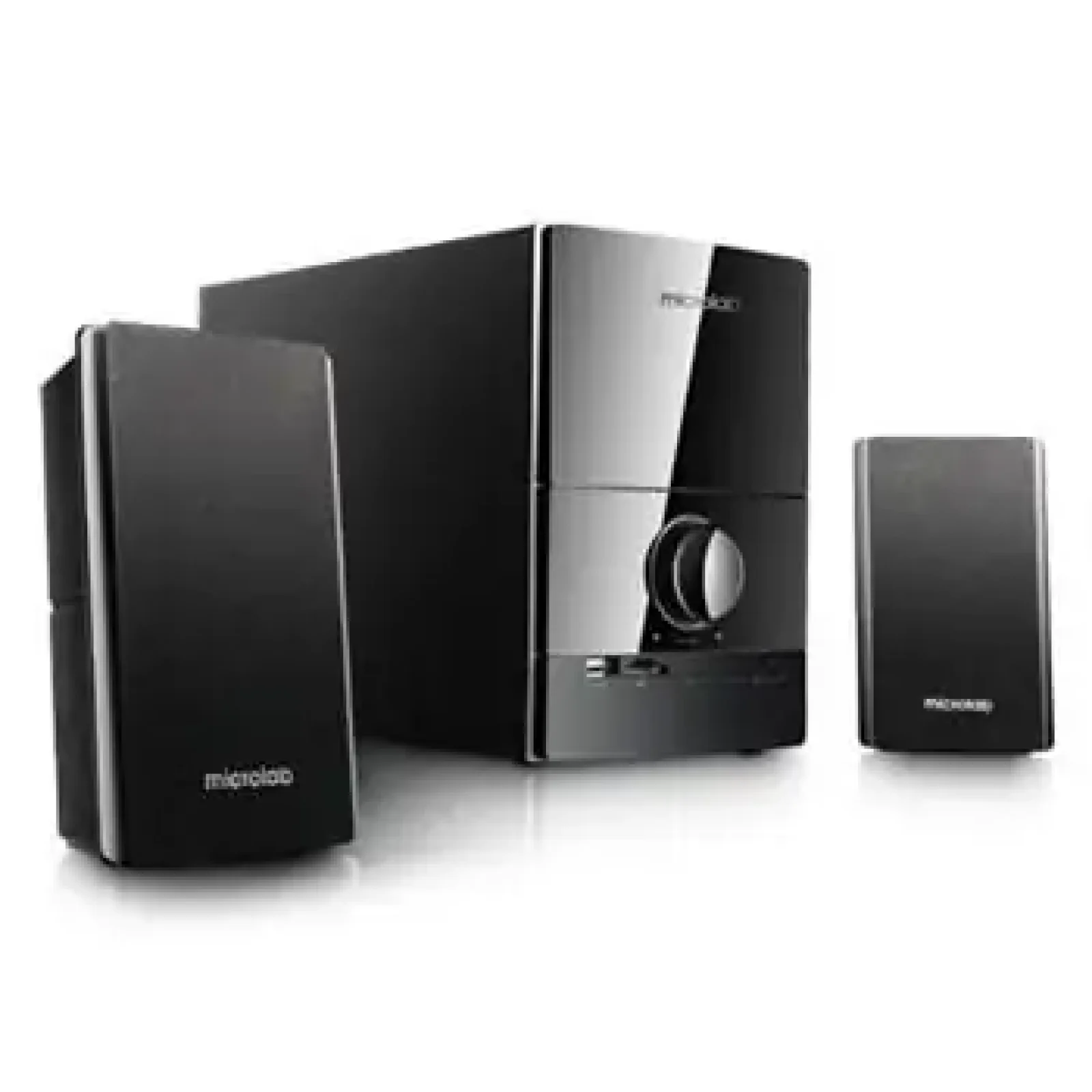 Акустична система MICROLAB M-500U 2.1, 40W, mini-jack/USB/SD, пк, чорний UA