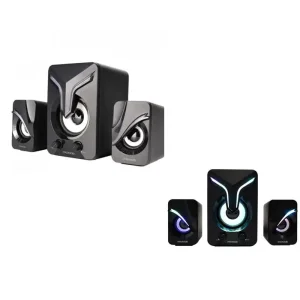 Акустична система MICROLAB U-270 2.1, 11W, USB, LED, чорний UA