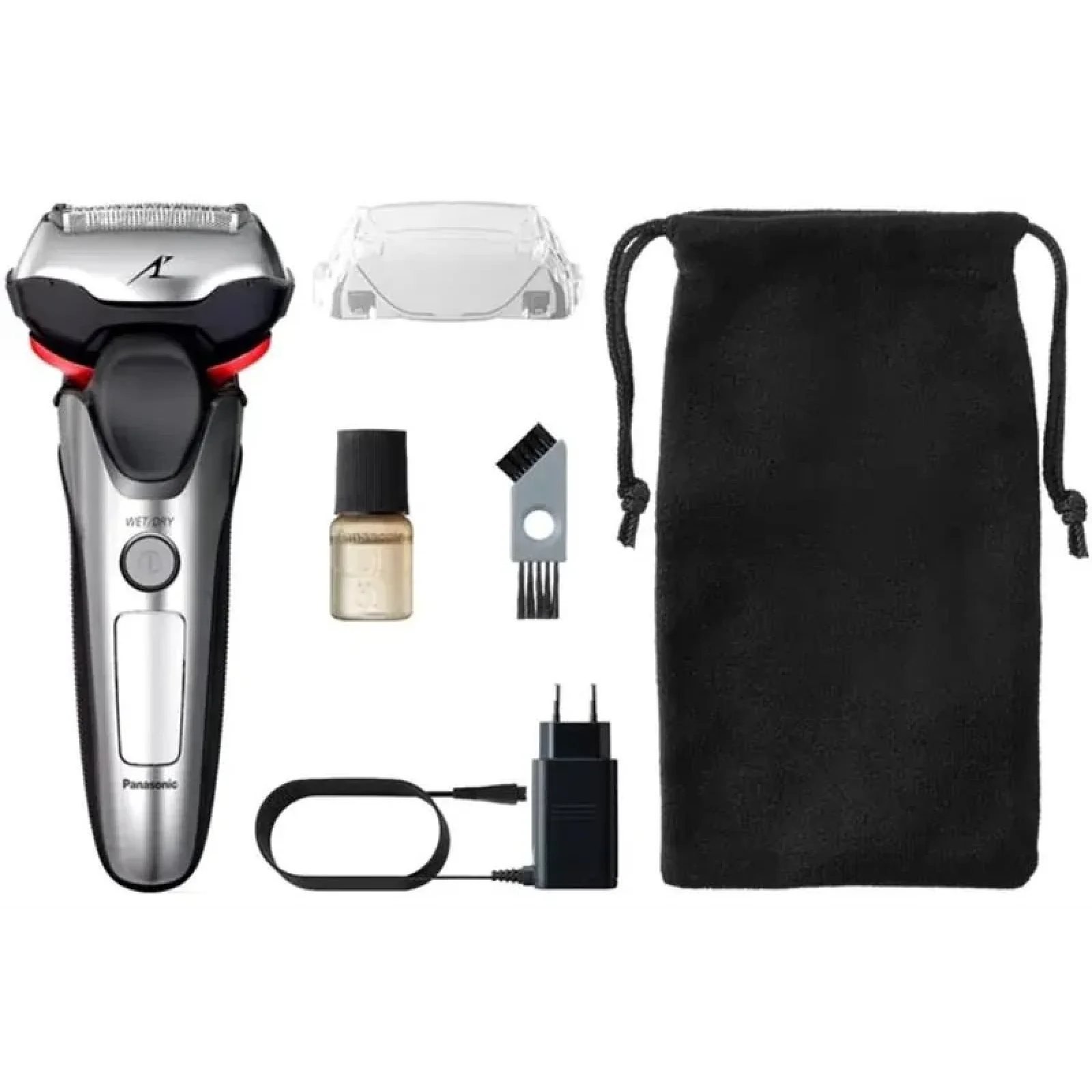 Електробритва Panasonic сіткова, 13000 об/хв, бритв.головок-3, Li-Ion, сух.+волог., тример, сірий, ES-LT4N-S820 UA