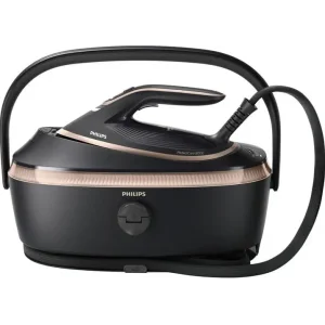 Парогенератор Philips PerfectCare 8000, 3120Вт, 1400мл, паровий удар -800гр, верт. відпарювання, нерж. сталь, Black (PSG8300/80) UA