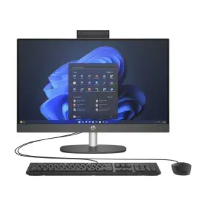 Моноблок HP 240-G10 23.8" FHD IPS AG, Intel i5-1335U, 16GB, F256GB, UMA, WiFi, кл+м, 3р, DOS, чорний (8T2W3ES) UA
