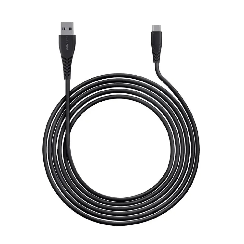 Кабель USB-C > Lightning заряджання/синхронізації Trust GXT 226 FOR PS5 3м, Type-C, чорний (24168_TRUST) UA