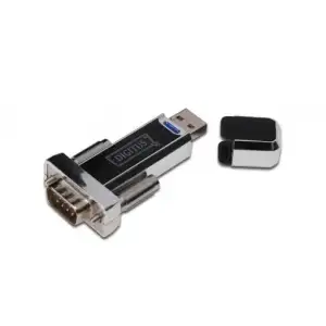 Адаптер DIGITUS USB 1.1 to RS232, чорний (DA-70155-1) UA