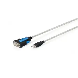 Адаптер DIGITUS USB-A > RS232 (M/M), FTDI, 1.8м (DA-70170) UA