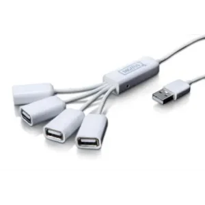 Хаб DIGITUS USB-A > 4хUSB-АF, 100см (DA-70216) UA