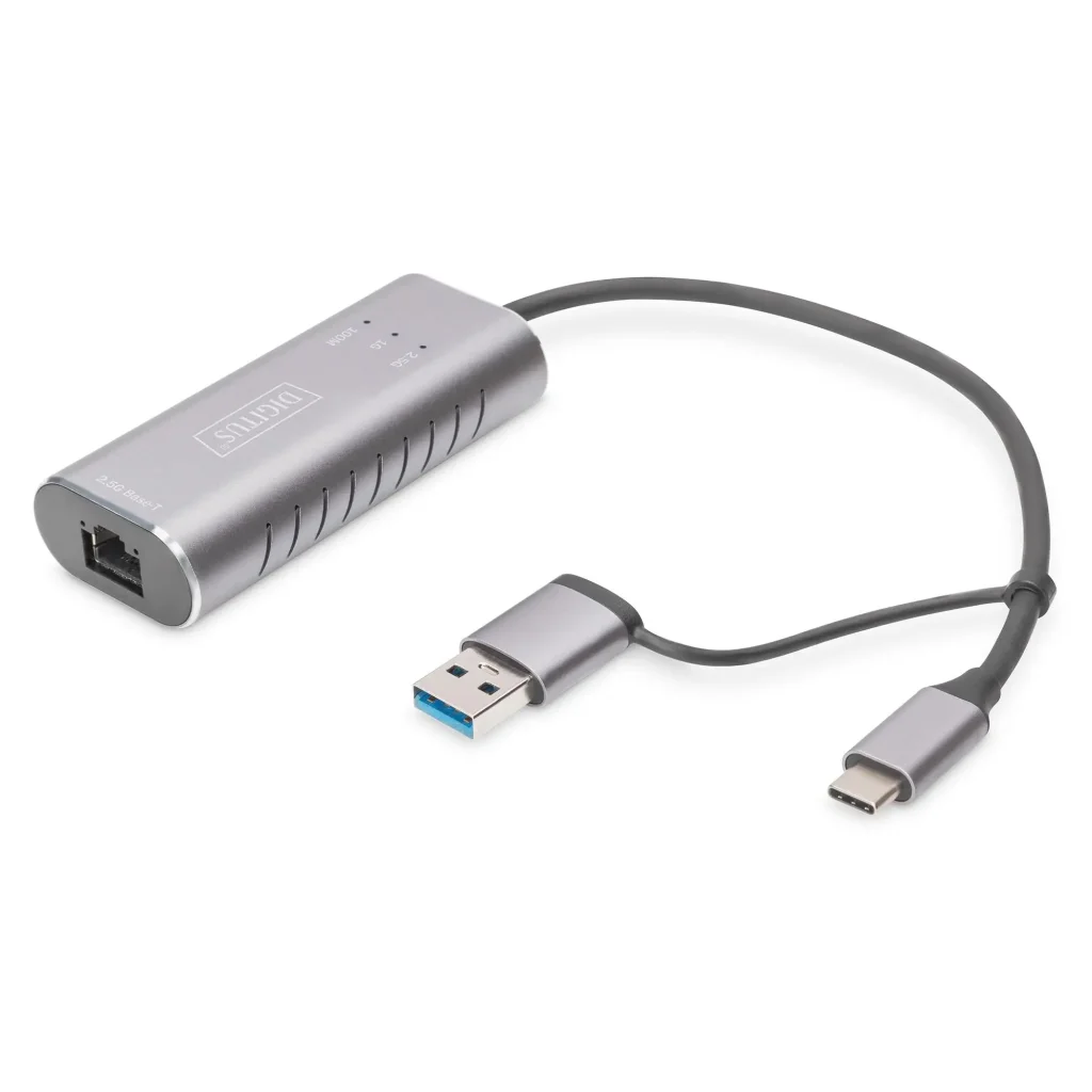 Адаптер DIGITUS USB-C/USB 3.0 - 2.5 Gbps Ethernet (DN-3028) UA