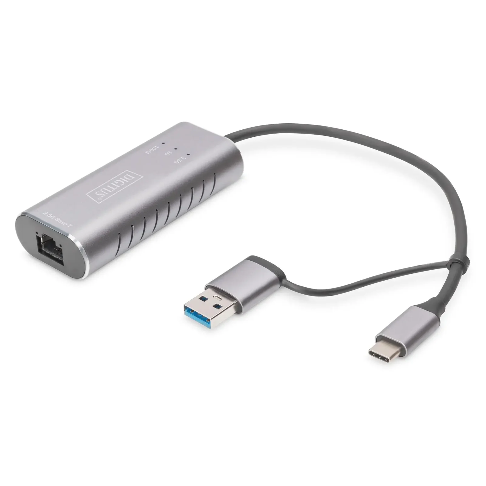 Адаптер DIGITUS USB-C/USB 3.0 - 2.5 Gbps Ethernet (DN-3028) UA