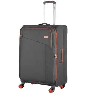 Валіза 2E, Trek, поліестер, середня, 64/78л, TSA, 4 колеса, EXP, сірий (2E-SPE-TREK-M-GR) UA