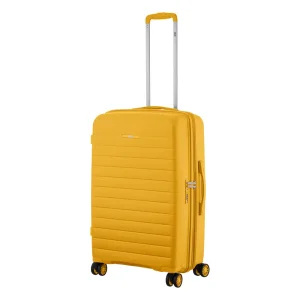 Валіза 2E, Aero, поліпропілен, середня, 63/78 л, TSA, 4 колеса, EXP, бурштиново-жовтий (2E-SPP-AERO-M-AY) UA
