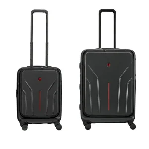 Набір валіз Wenger Amplix Hardside, полікарбонат, (S+M), TSA, 4 колеса, EXP, чорний (653332) UA