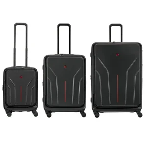 Набір валіз Wenger Amplix Hardside, полікарбонат, (S+M+L), TSA, 4 колеса, EXP, чорний (653335) UA