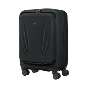 Валіза Wenger Skyon Hardside Carry-On, мала, з відсіком для н/б 16", полікарбонат, TSA, 4 колеса, розширення, USB, чорний (653563) UA