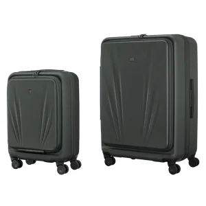 Набір валіз Wenger Skyon Hardside, полікарбонат, (S+L), TSA, 4 колеса, розширення, сірий (653570) UA