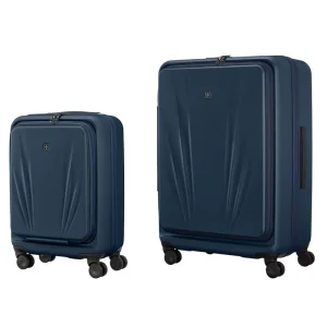 Набір валіз Wenger Skyon Hardside, полікарбонат, (S+L), TSA, 4 колеса, розширення, темно-синій (653571) UA