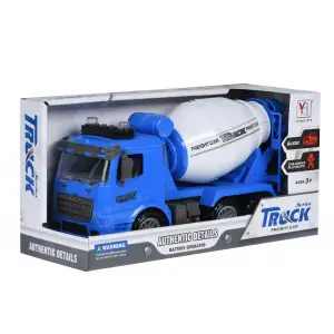 Машинка инерционная Same Toy Truck Бетономешалка синяя со светом и звуком 98-612AUt-1 UA