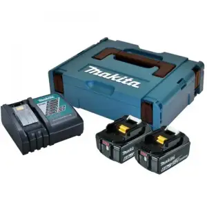 Набір акумулятора та зарядного пристрою Makita 198116-4 LXT BL1860B 2х18В 6А·год ЗП DC18RC кейс Makpac UA