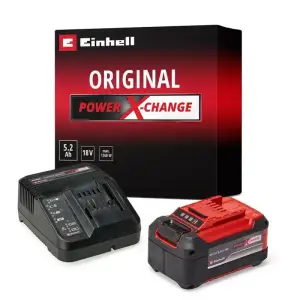 Набір акумулятора та зарядного пристрою Einhell Starter Kit PXC 18В 1х5.2А·год (4512147) UA