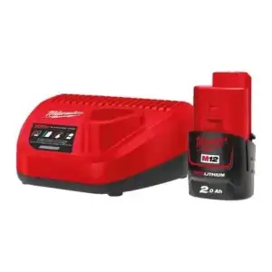 Набір акумулятора та зарядного пристрою Milwaukee NRG-201 12В 1х2А·год Redlithium M12 ЗП M12-C12 C1 (4933451900) UA