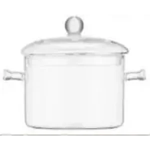 Каструля з кришкою ARDESTO Black Mars 1.5л, боросилікатне скло (AR0715GB) UA