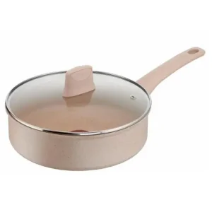 Сотейник Tefal Delight, з кришкою, 24см, алюміній, бпкеліт, бежевий (G2933202) UA