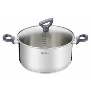 Каструля Tefal Daily Cook з кришкою, 24см, нержавіюча сталь, алюміній, бакеліт (G7124645) UA