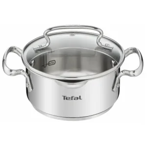 Каструля Tefal DUETTO+, 1.5л, з кришкою, нержавюча сталь, скло (G7194236) UA