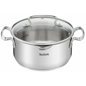Каструля Tefal DUETTO+, 2.9л, з кришкою, нержавюча сталь, скло (G7194456) UA