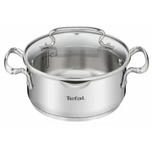 Каструля Tefal DUETTO+, 5л, з кришкою, нержавюча сталь, скло (G7194656) UA