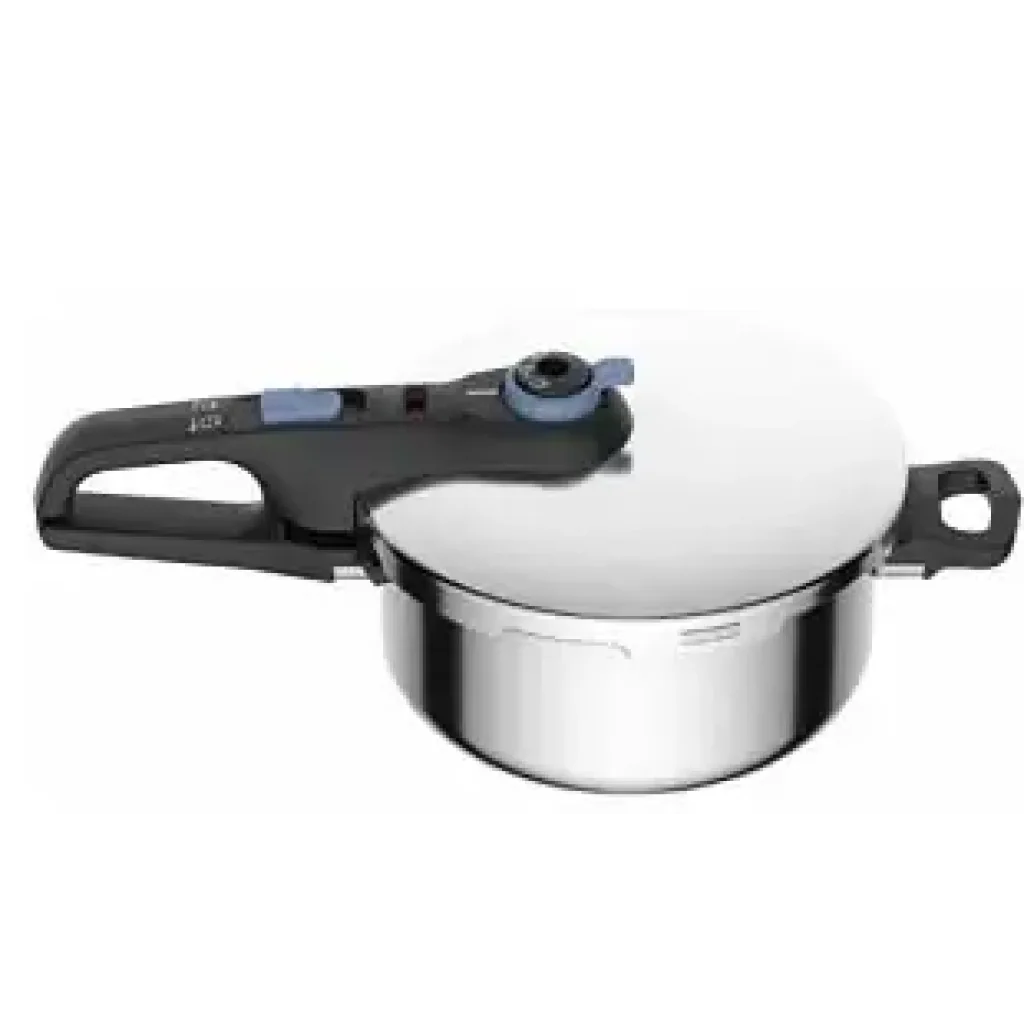 Скороварка Tefal Secure Trendy, 4л, з паровим кошиком, нержавіюча сталь, пластик (P2580402) UA
