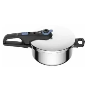 Скороварка Tefal Secure Trendy, 4л, з паровим кошиком, нержавіюча сталь, пластик (P2580402) UA