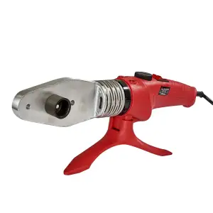 Паяльник для пластикових труб Vitals LP 6150CC dual 750/1500Вт 0-300°C насадки 20; 25; 32; 40; 50; 63мм кейс (184221) UA