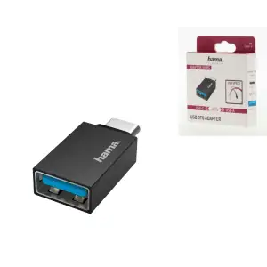 Адаптер Hama USB-C > USB-A 3.2, чорний (00200311) UA