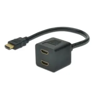 Адаптер DIGITUS HDMI > 2xHDMI (M/F), Full HD (AK-330400-002-S) UA