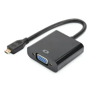 Адаптер DIGITUS microHDMI > VGA (M/F), Full HD (DA-70460) UA