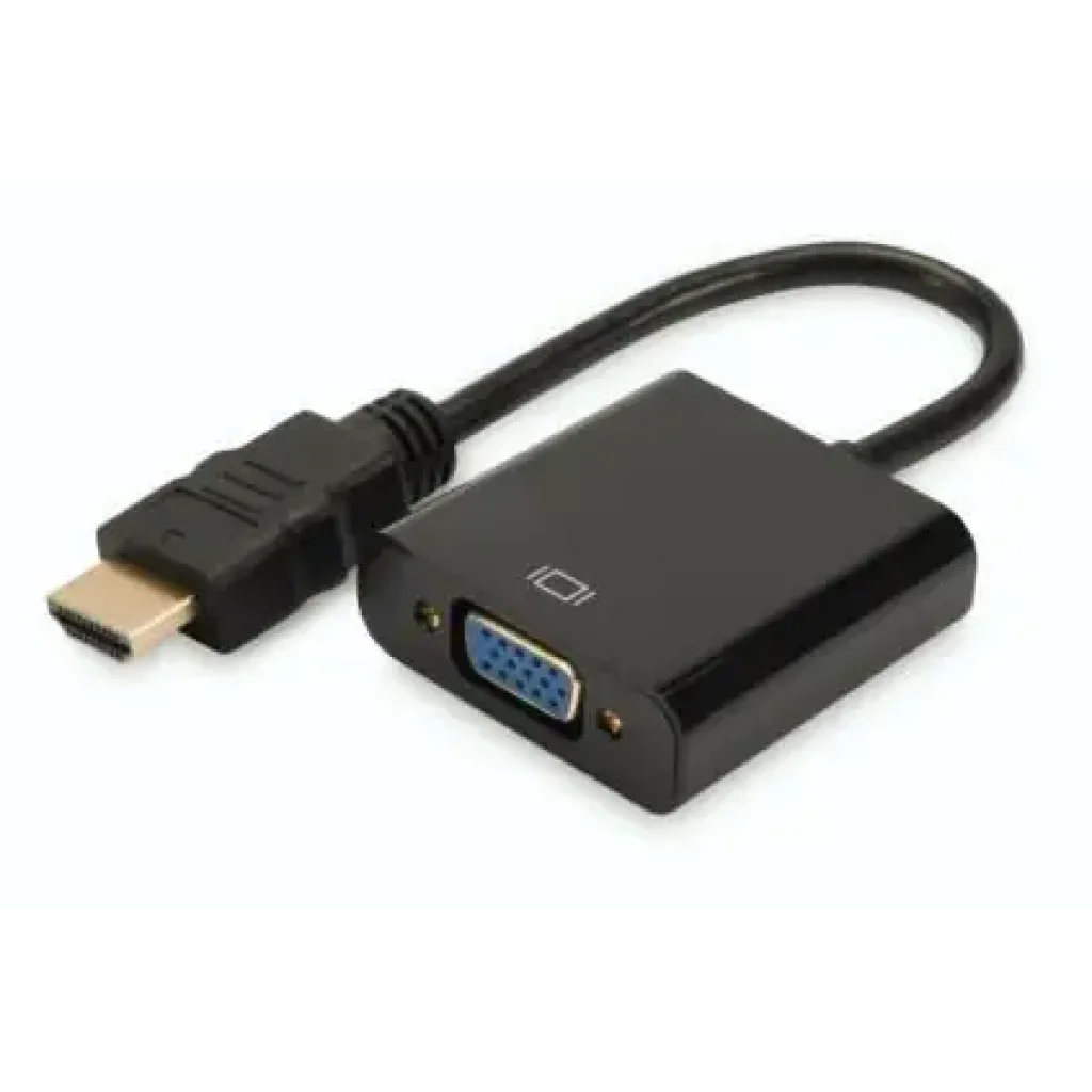 Адаптер DIGITUS HDMI > VGA (M/F), Full HD (DA-70461) UA