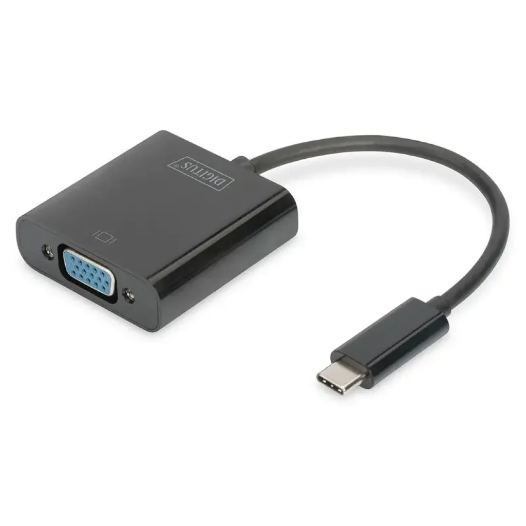 Адаптер DIGITUS USB-C > VGA, Full HD (DA-70853) UA