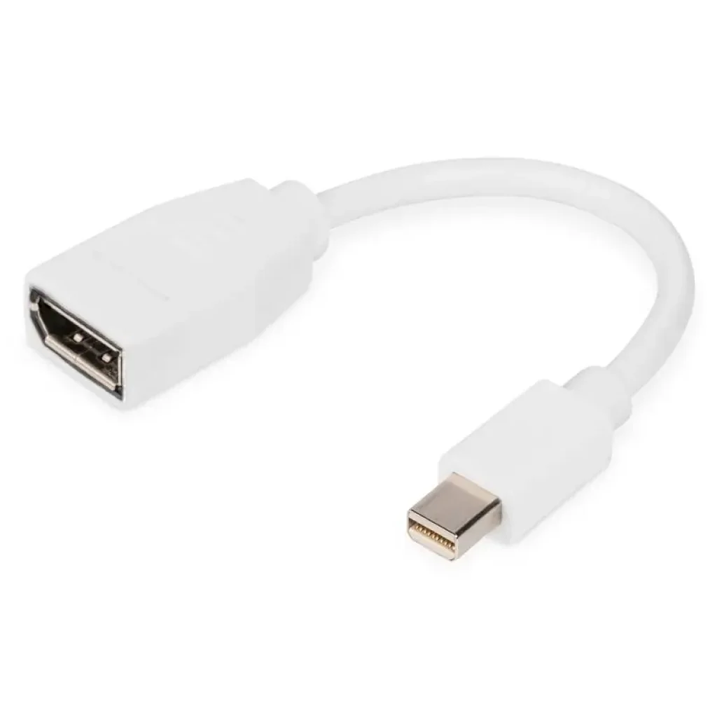 Адаптер DIGITUS miniDisplayPort > miniDisplayPort (M/F), UHD 4K (DB-340405-001-W) UA
