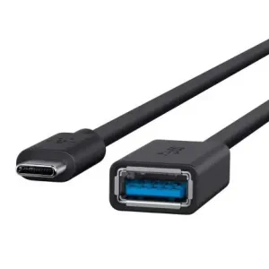 Адаптер Belkin USB-C > USB-AF, 0.14м, чорний (F2CU036btBLK) UA