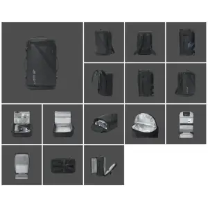 Рюкзак ASUS ROG ARCHER WEEKENDER BP2703 17 2in1 90XB07L0-BBP000 UA