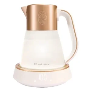 Електрочайник Russell Hobbs Calm, 1.7л, скло, біло-мідний (27450-70) UA