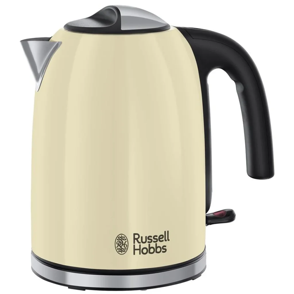 Електрочайник Russell Hobbs Colours Plus Classic, 1.7л, метал , бежево-чорний, 20415-70 UA
