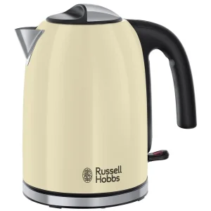 Електрочайник Russell Hobbs Colours Plus Classic, 1.7л, метал , бежево-чорний, 20415-70 UA