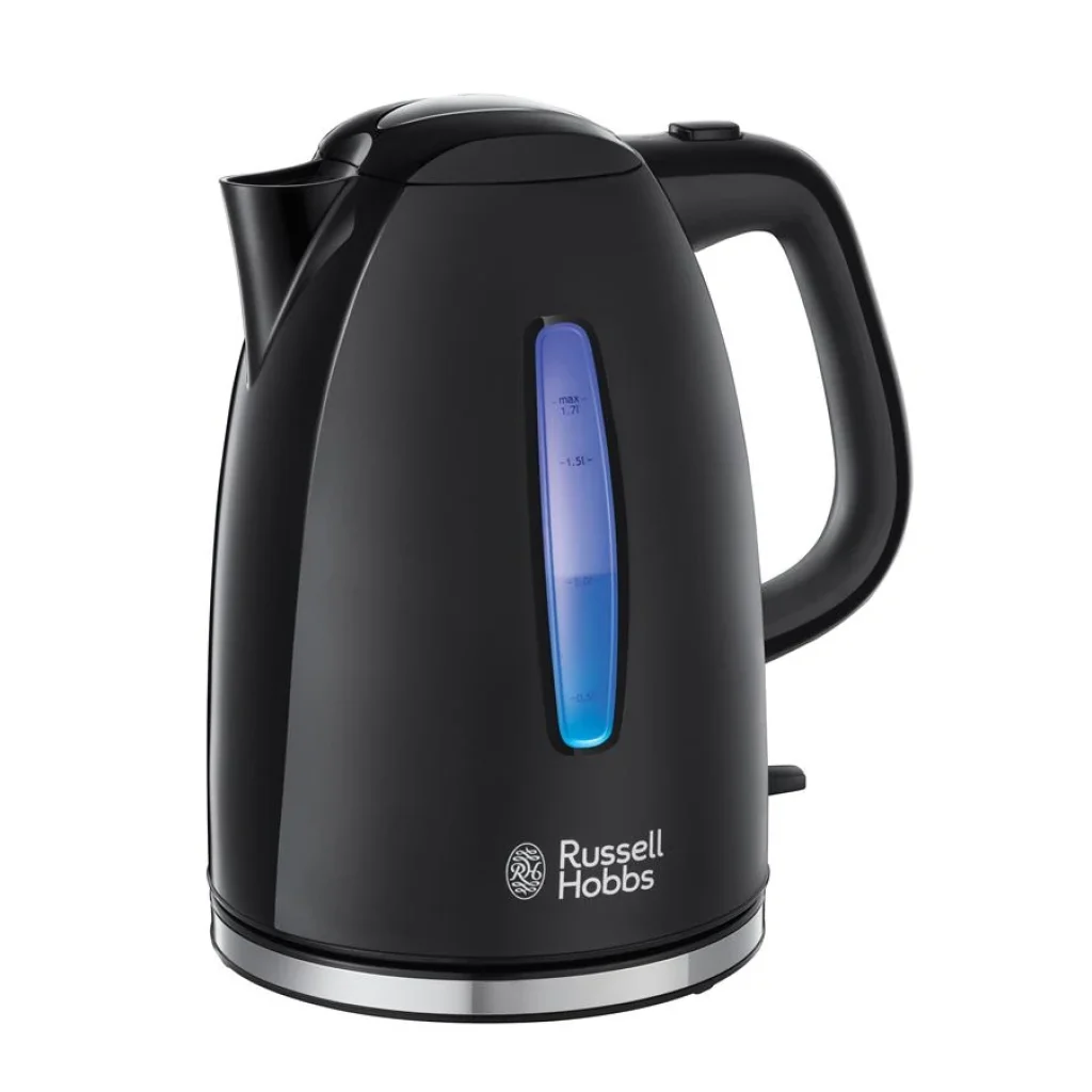 Електрочайник Russell Hobbs Textures Plus, 1.7л, пластик , чорний, 22591-70 UA