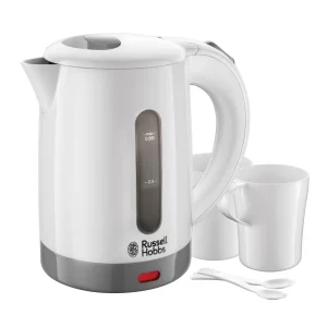 Електрочайник Russell Hobbs Travel, 0.85л, пластик , білий, 23840-70 UA