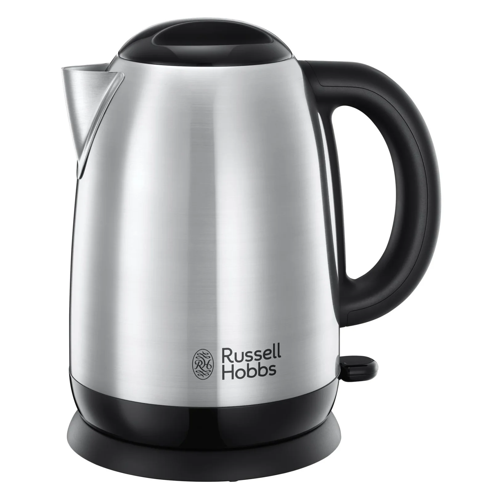 Електрочайник Russell Hobbs Adventure, 1.7л, метал , сріблясто-чорний, 23912-70 UA