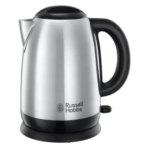 Електрочайник Russell Hobbs Adventure, 1.7л, метал , сріблясто-чорний, 23912-70 UA