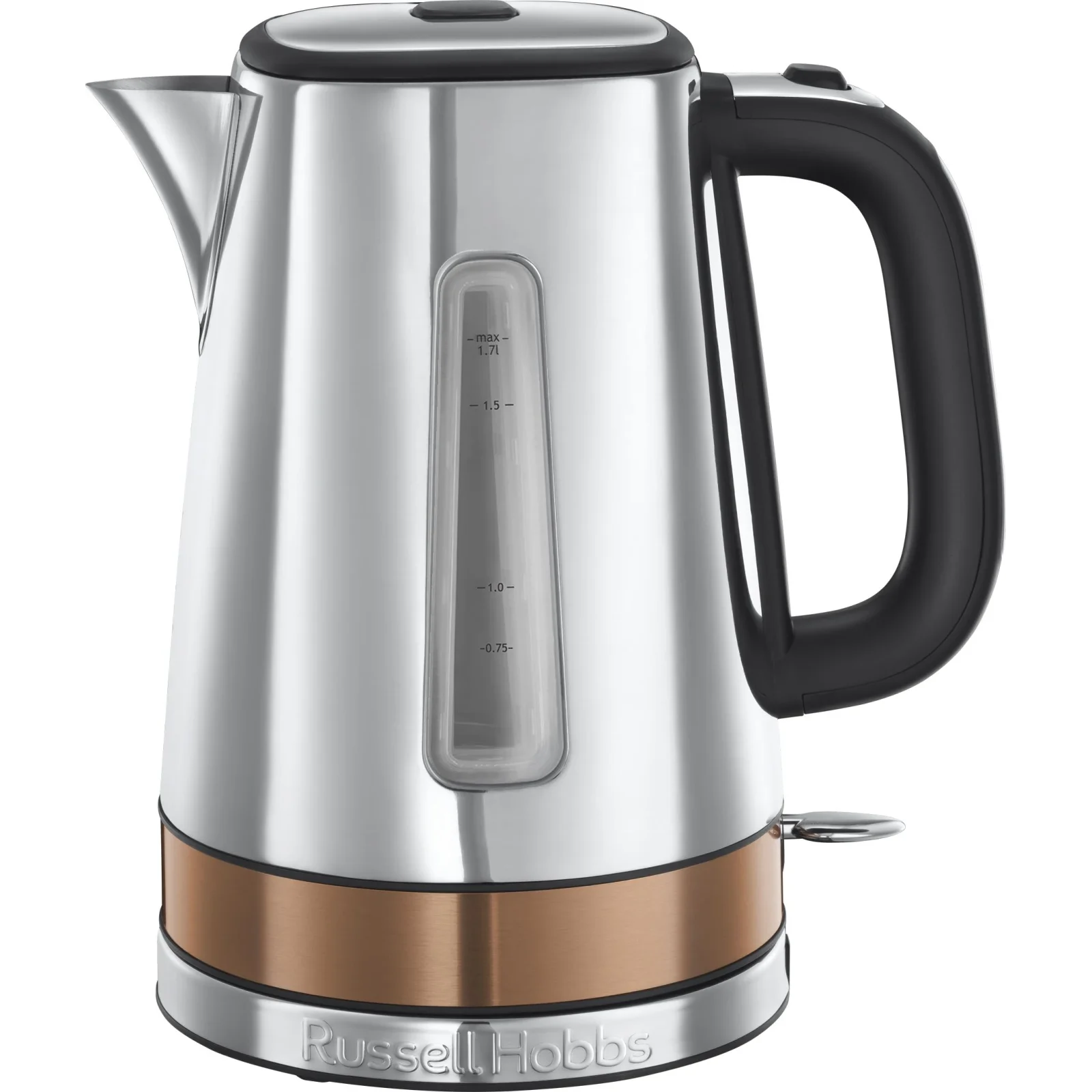 Електрочайник Russell Hobbs Luna, 1.7л, метал , сріблясто-бронзовий, 24280-70 UA