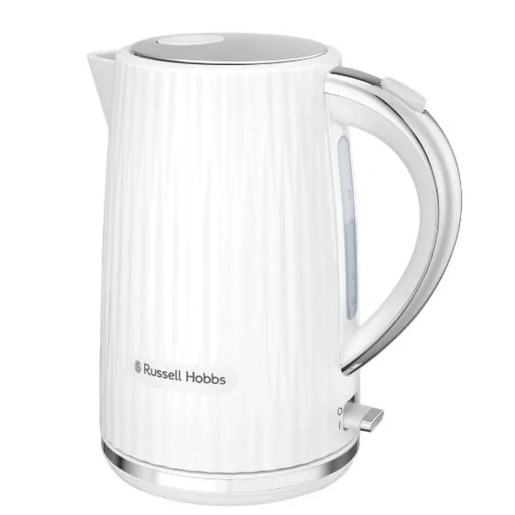 Електрочайник Russell Hobbs Eden, 1.7л, нержавіюча сталь, пластик, білий, 27360-70 UA