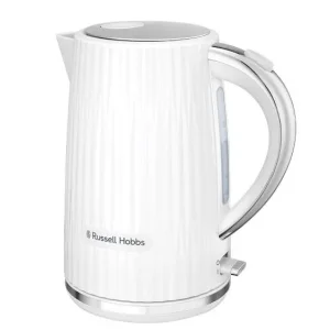 Електрочайник Russell Hobbs Eden, 1.7л, нержавіюча сталь, пластик, білий, 27360-70 UA